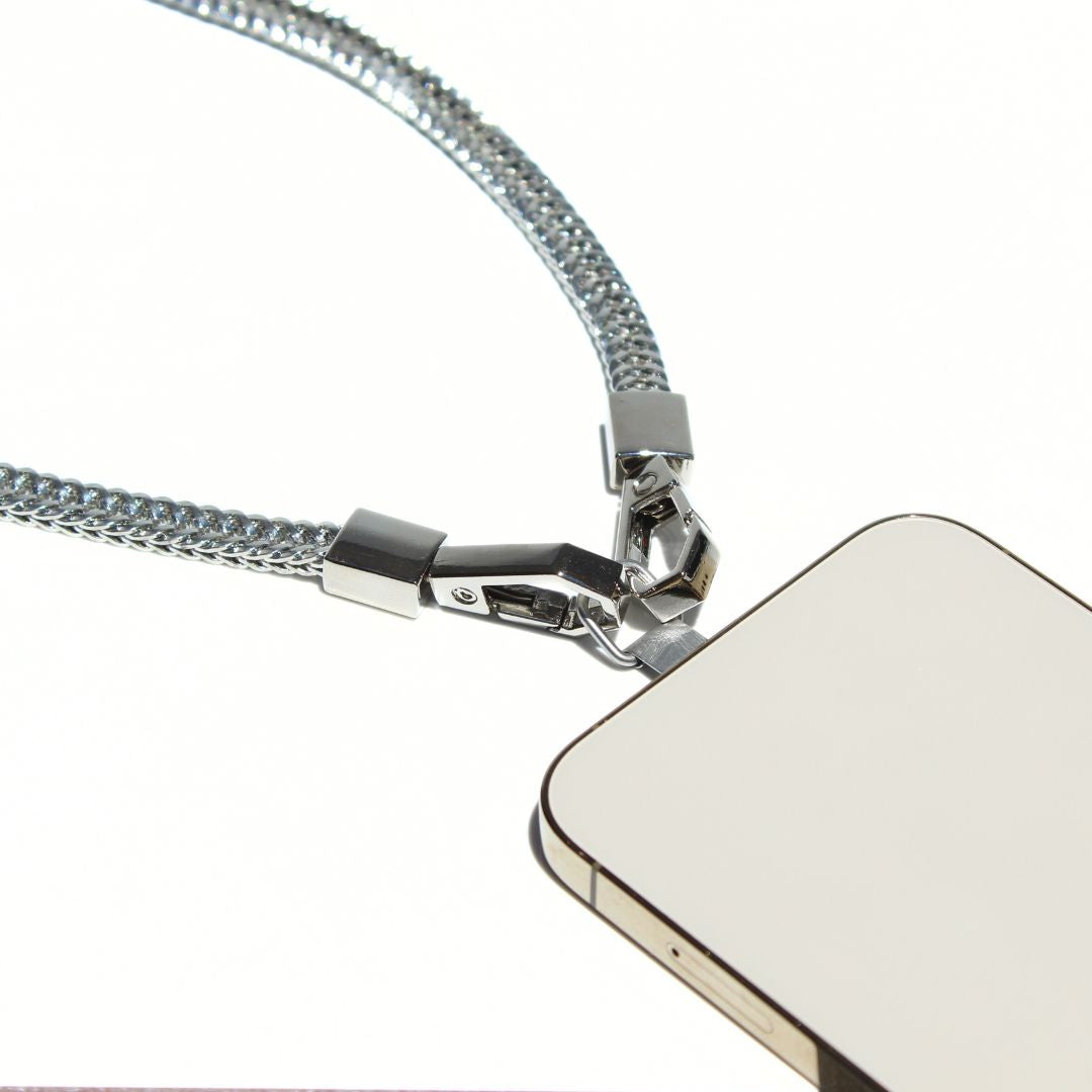 Phone Lanyard | Silver Chain