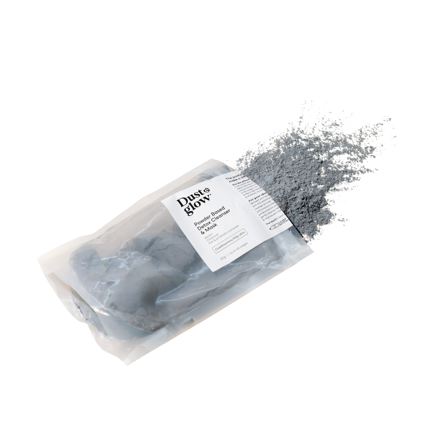 Detox cleanser & mask - Refill 40g - Dust & Glow