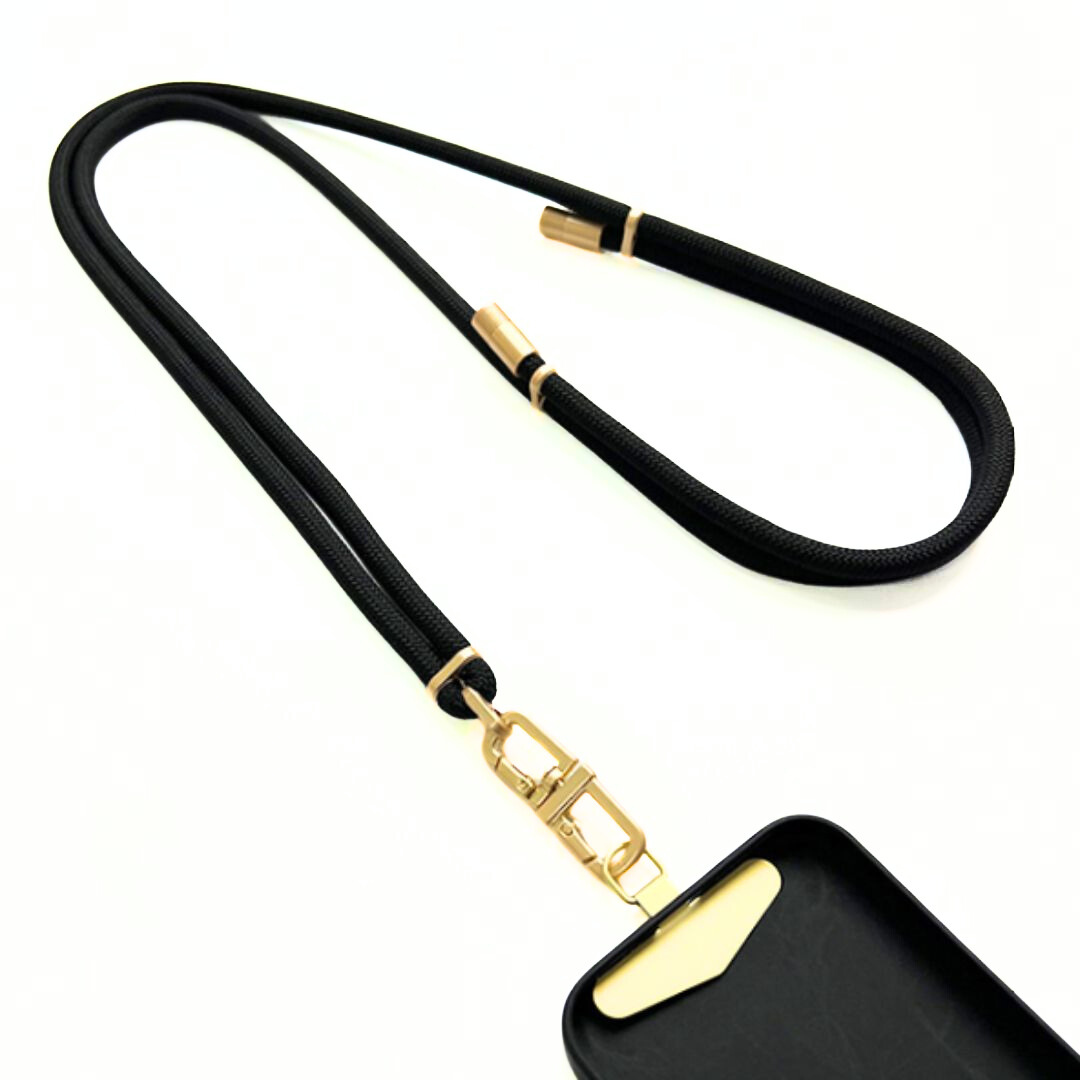 Phone Lanyard | LUX Cord Classic BLACK