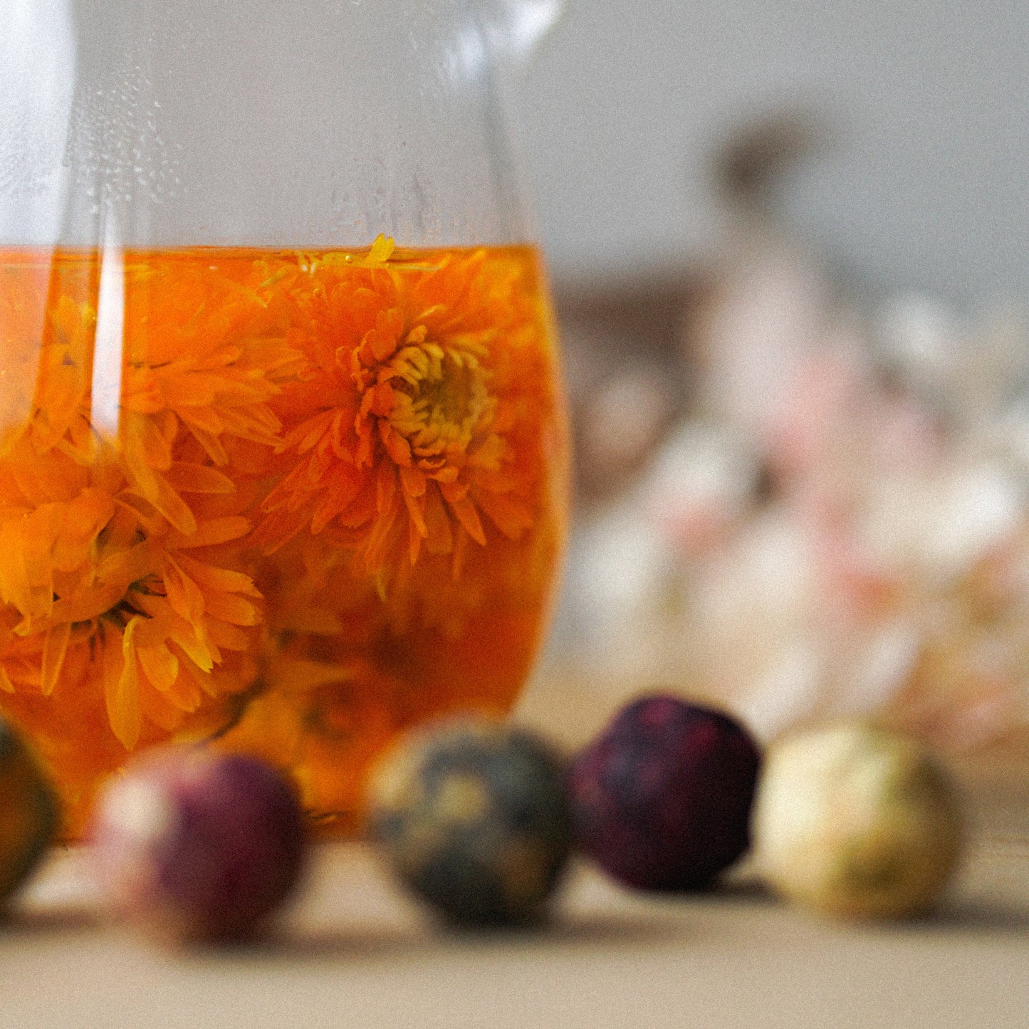 Blooming Tea Balls in Glass Tube