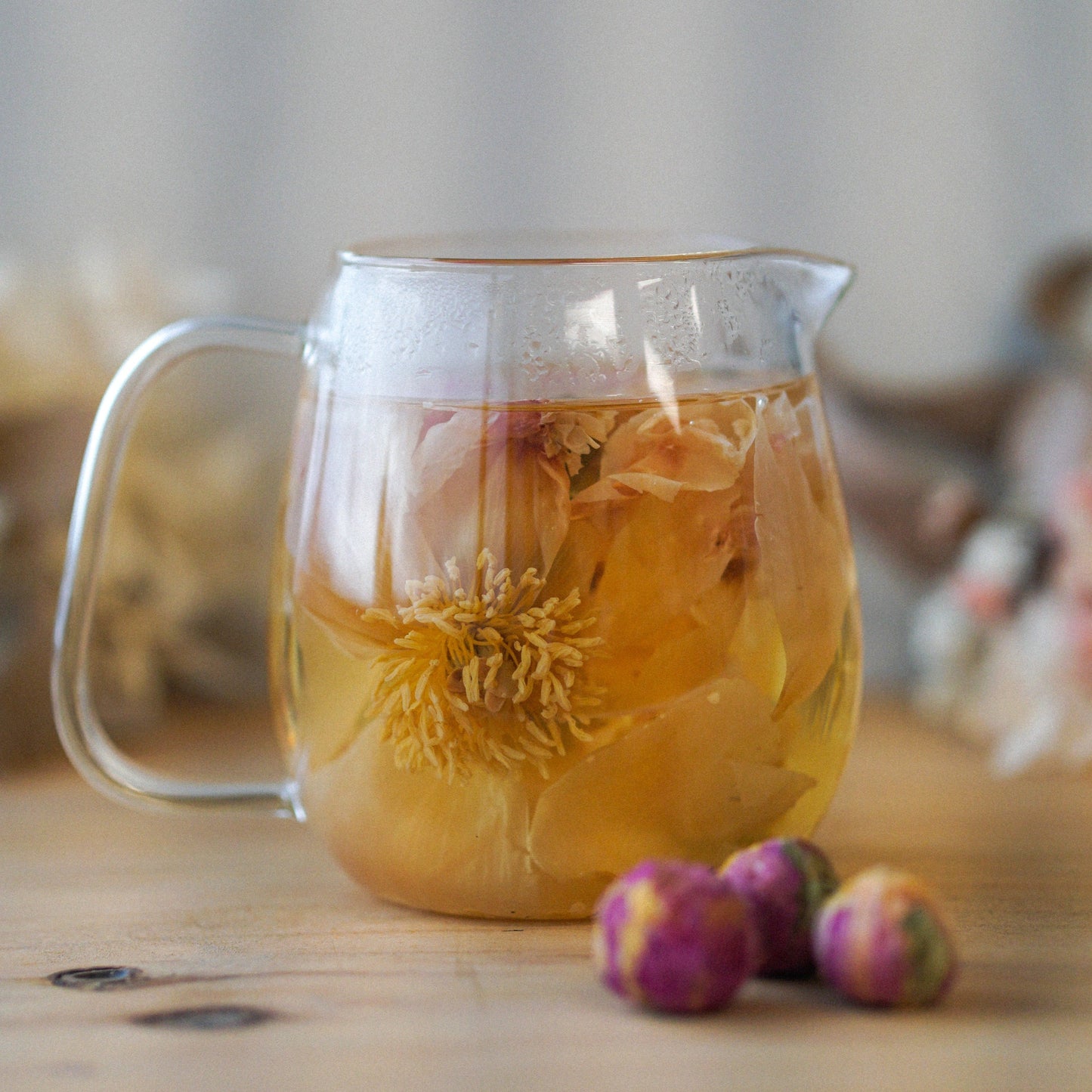 Blooming Tea Balls in Glass Tube