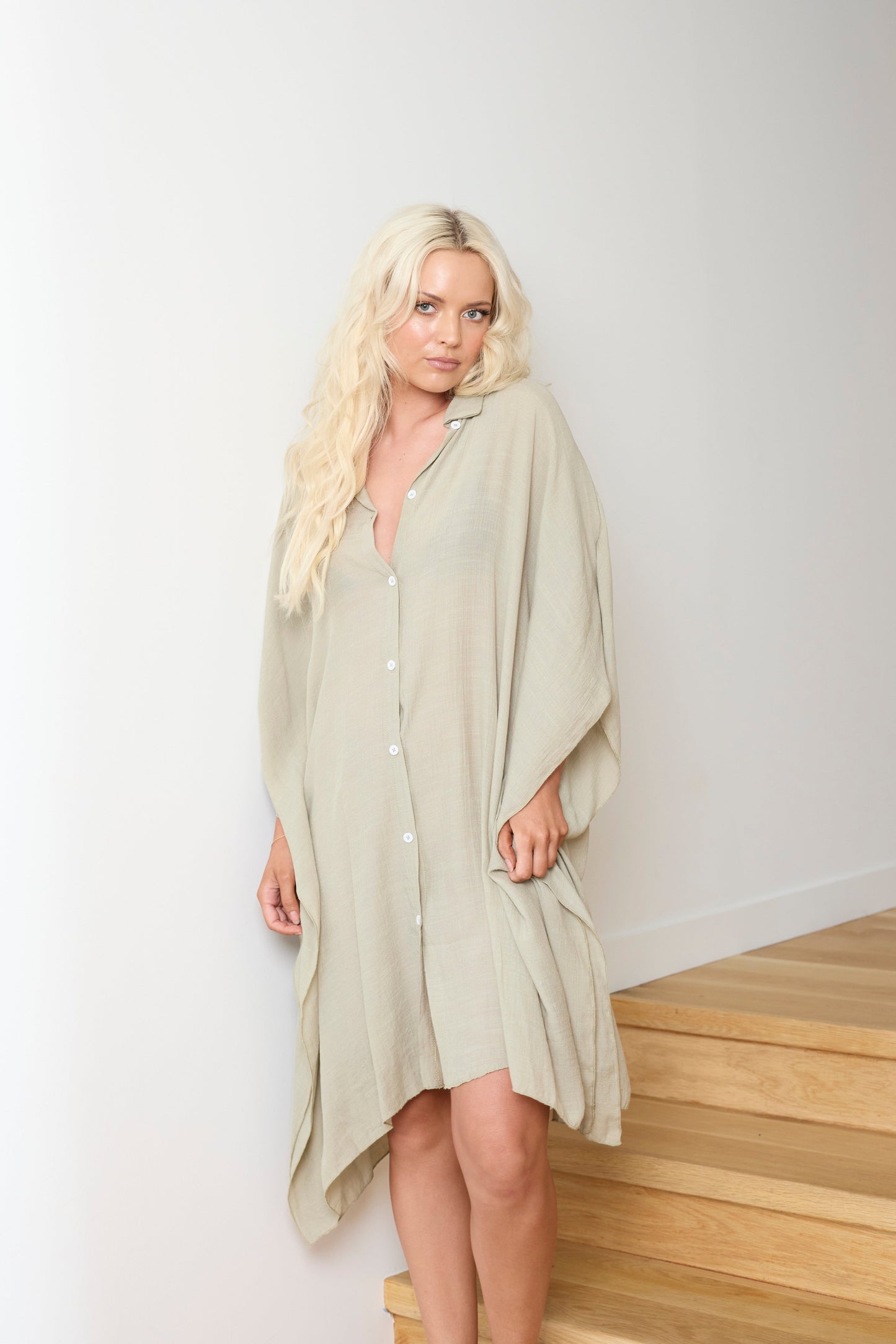 Button Up Cover Up MOSS