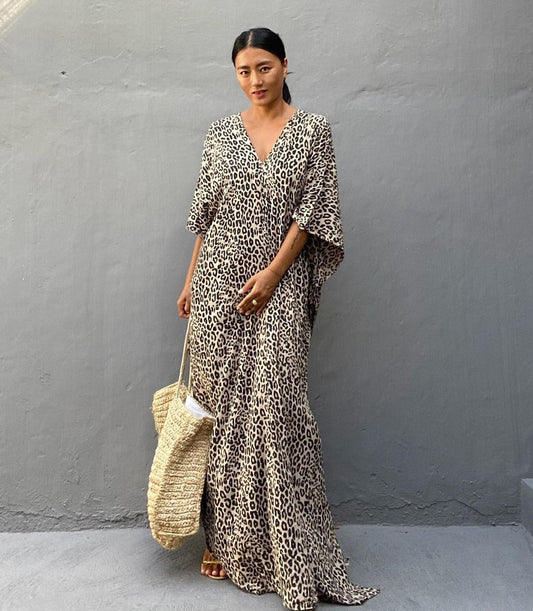 Luxe Leopard Kaftan