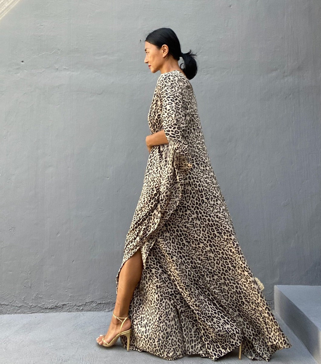 Luxe Leopard Kaftan