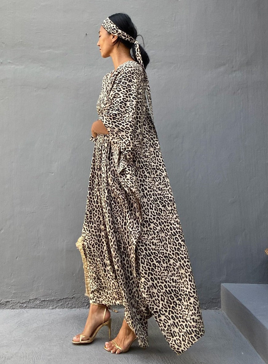 Luxe Leopard Kaftan