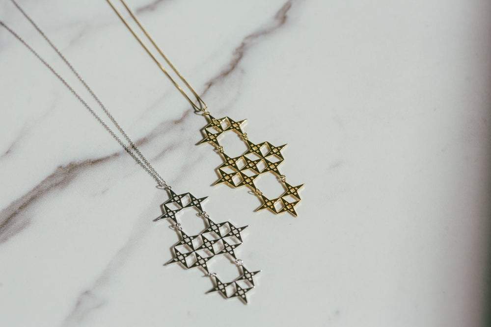 The North Star Necklace | Platinum by Lindi Kingi Design shop online now
