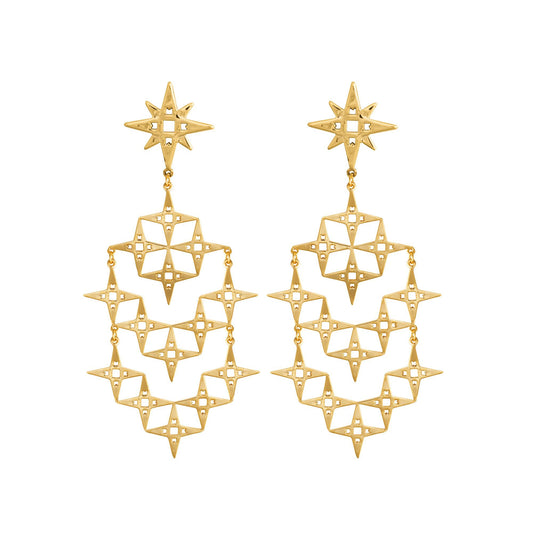 Stardust Earrings | Gold